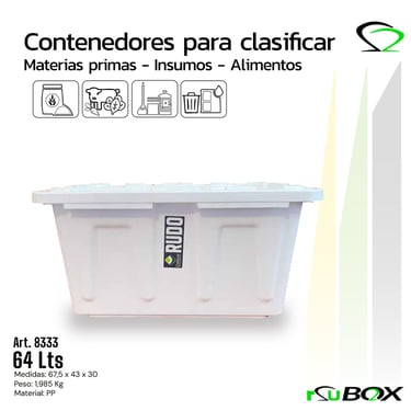 Caja Rudo blanca RSU BOX