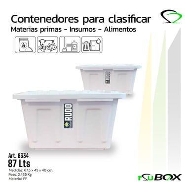 Caja Rudo blanca RSU BOX